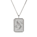 Sterling Silver Mahjong 1 Bam Bird Necklace