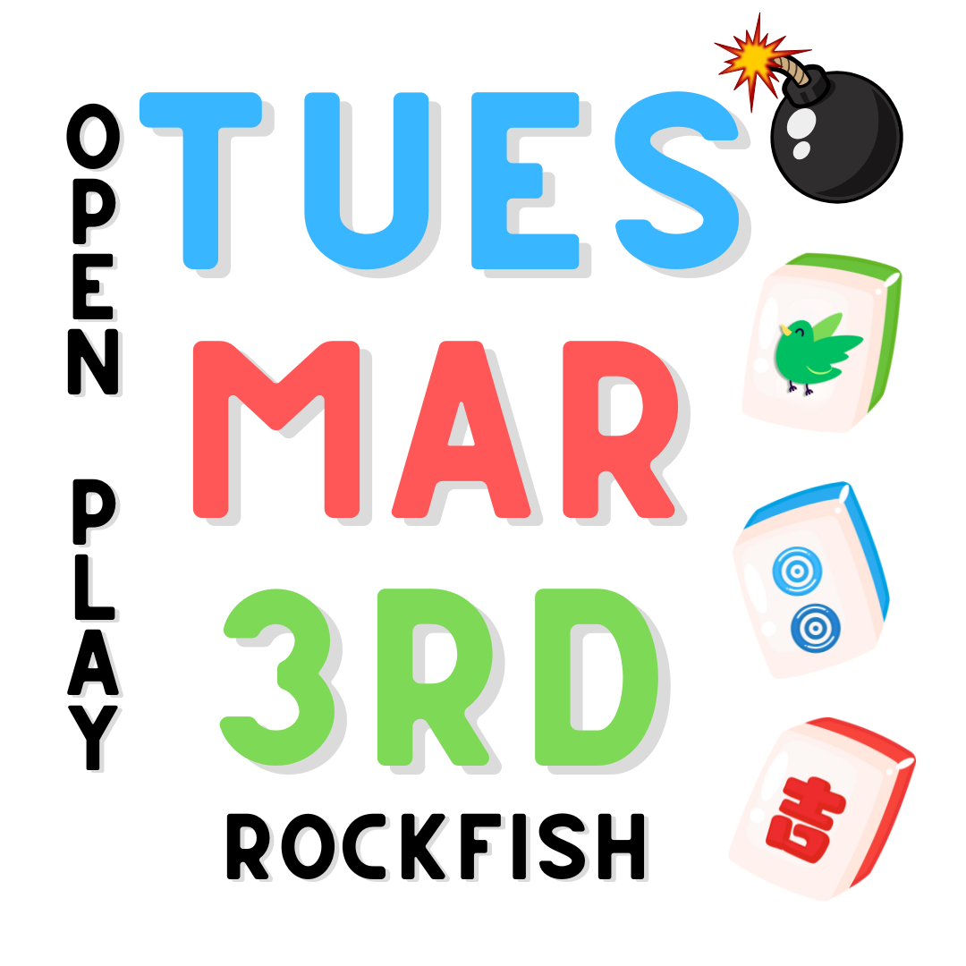 Mahjong Open Play - March 3rd
