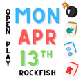 Mahjong Open Play - April 13th