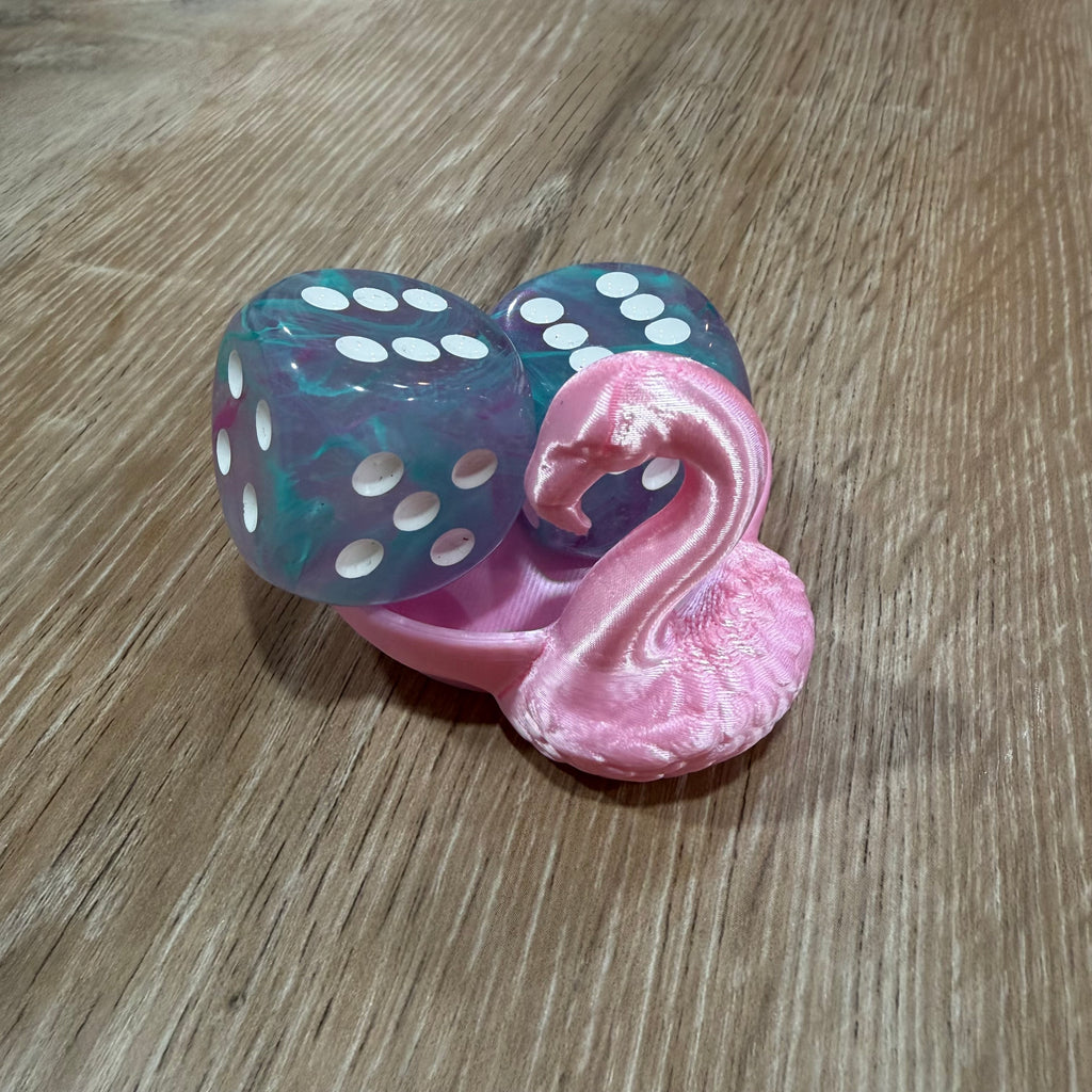 Flamingo Dice Dish