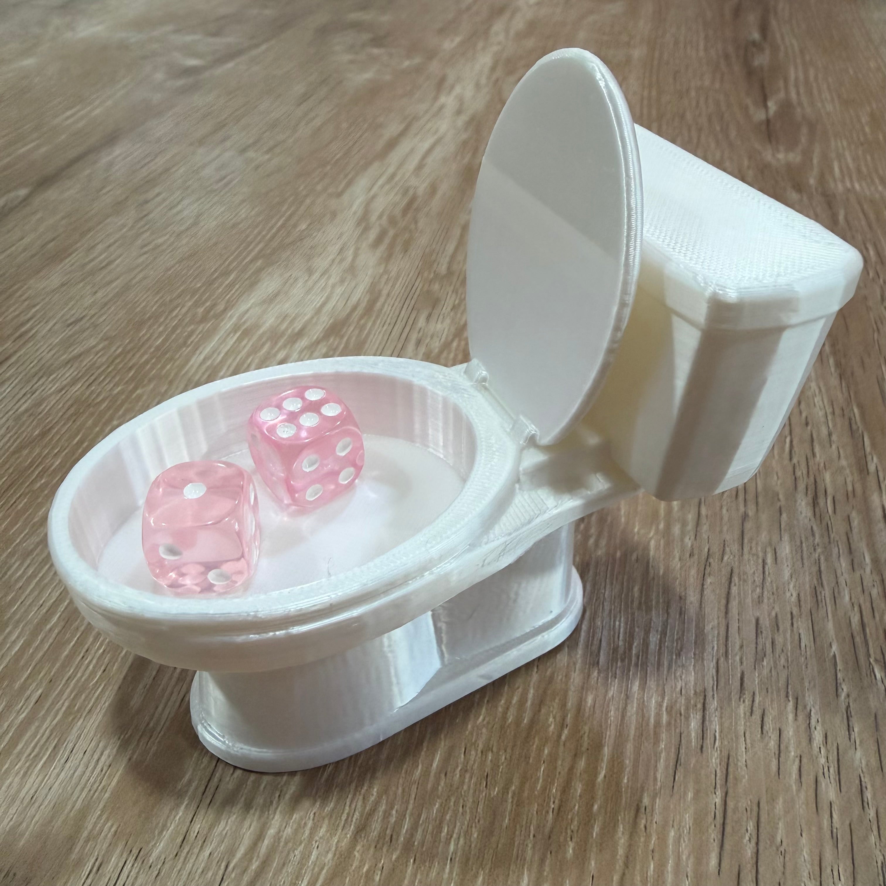 Toilet Dice Dish