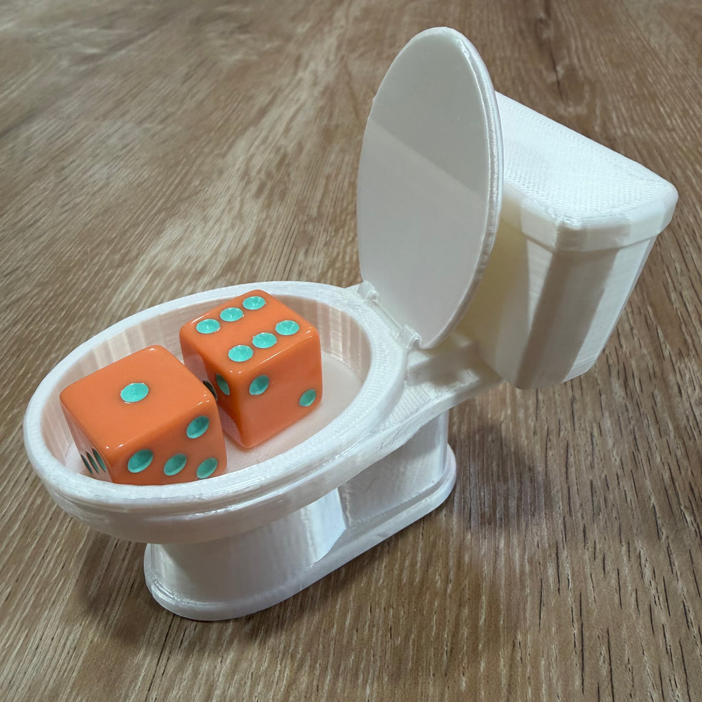 Toilet Dice Dish