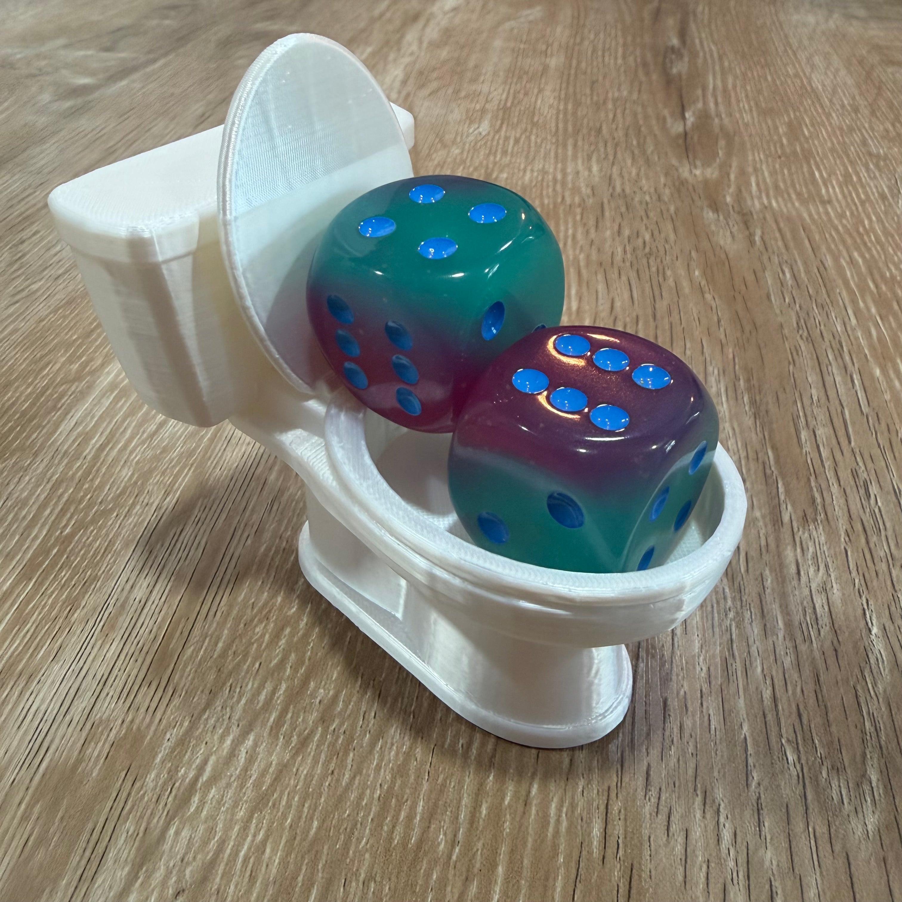 Toilet Dice Dish