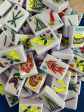 The Mahjong Line Foodie Tiles in Liliac