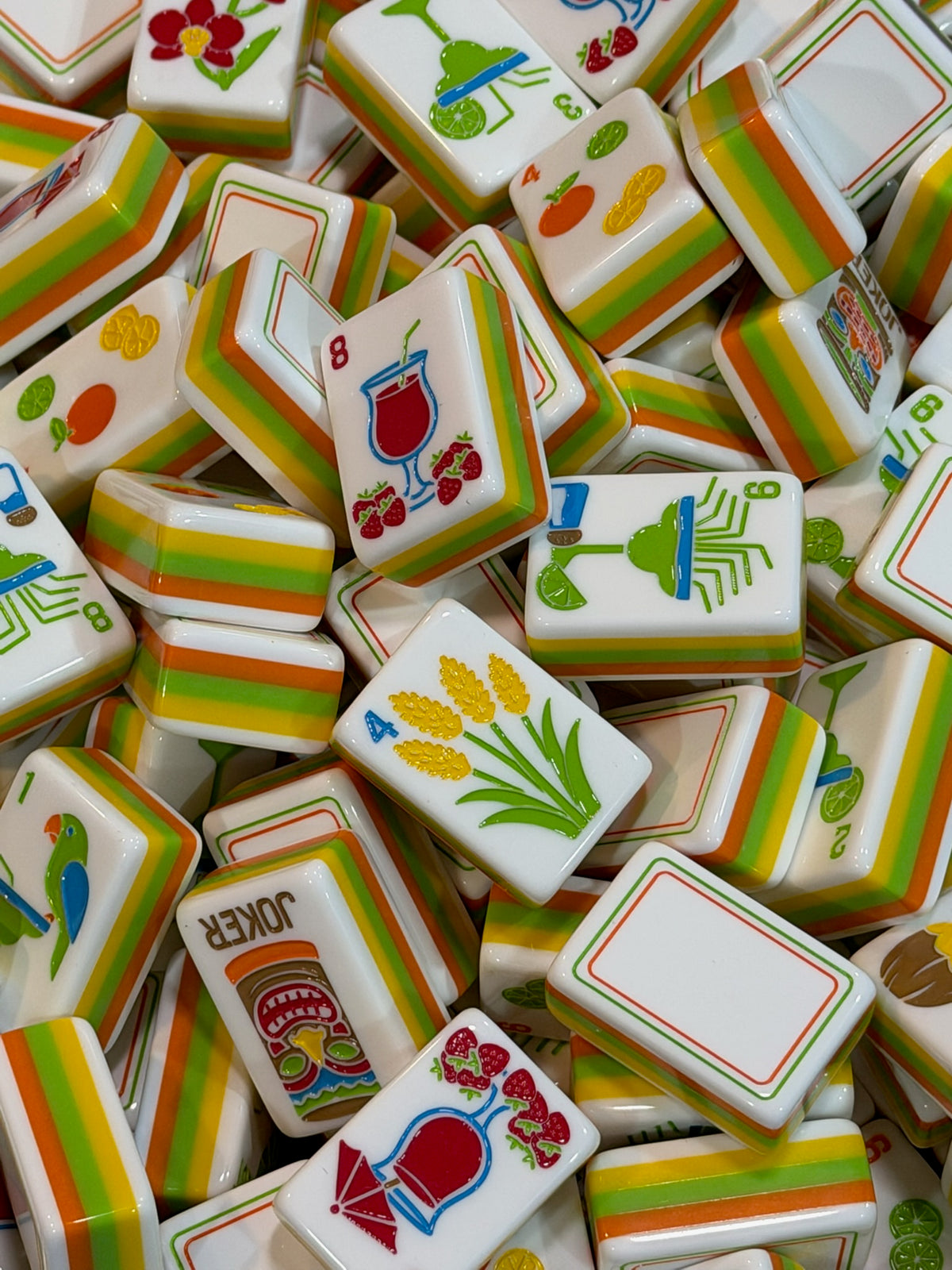 Mahj & Co Tiki Time Mahjong Tiles