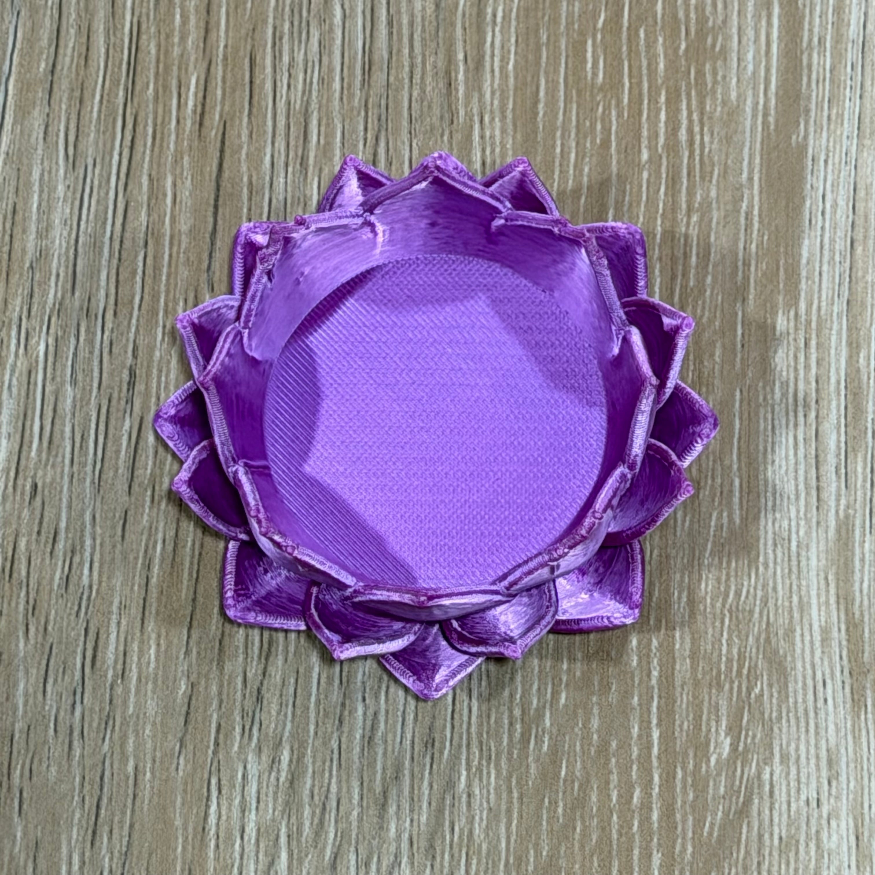 Lotus Flower Dice Dish