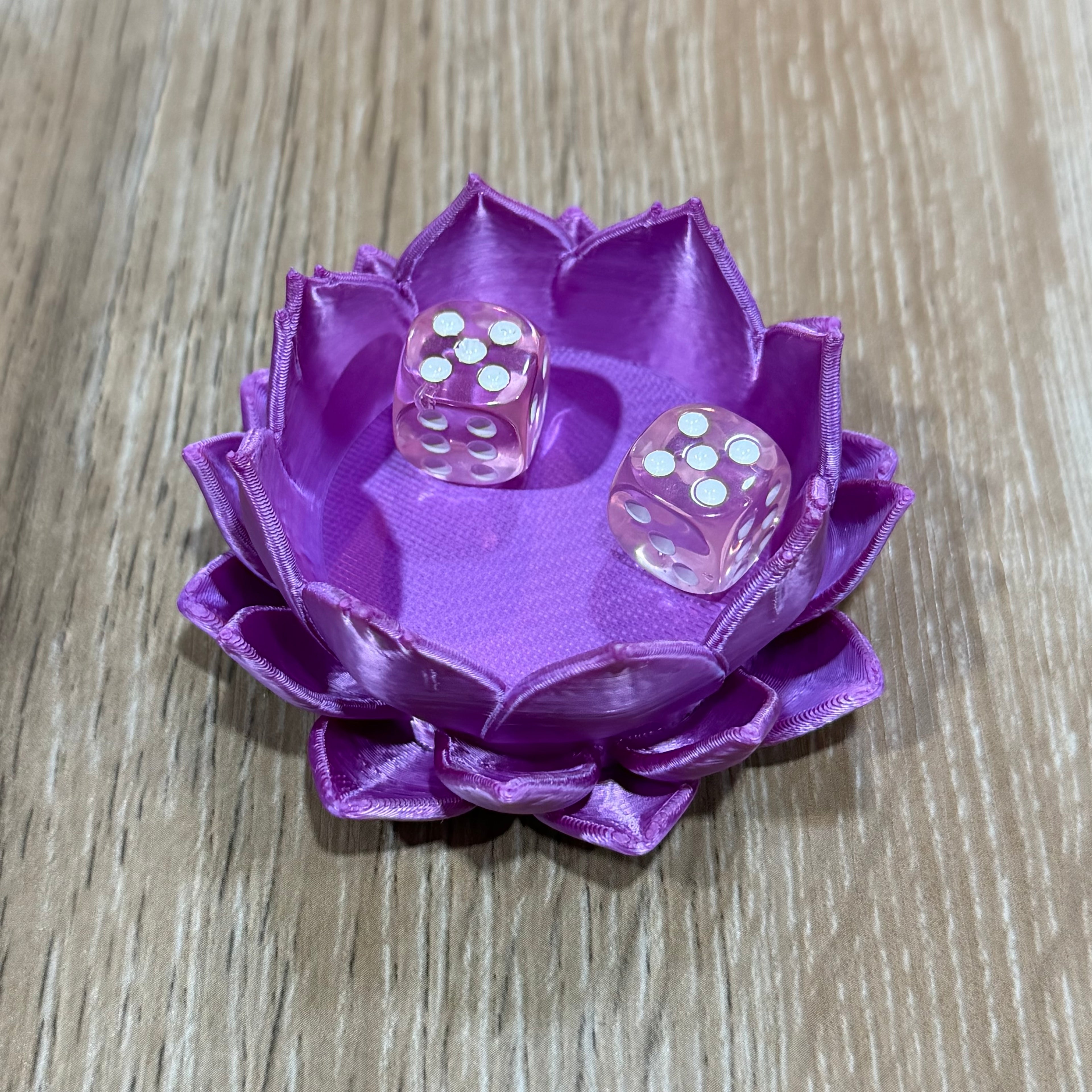 Lotus Flower Dice Dish