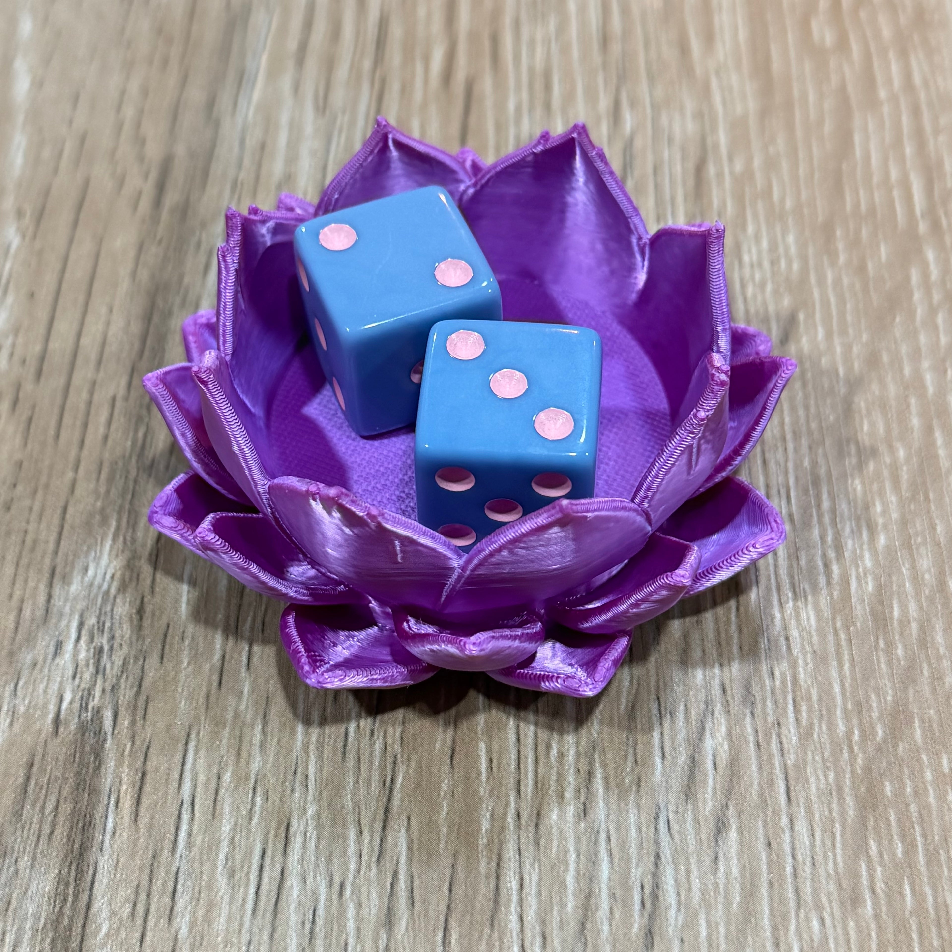 Lotus Flower Dice Dish