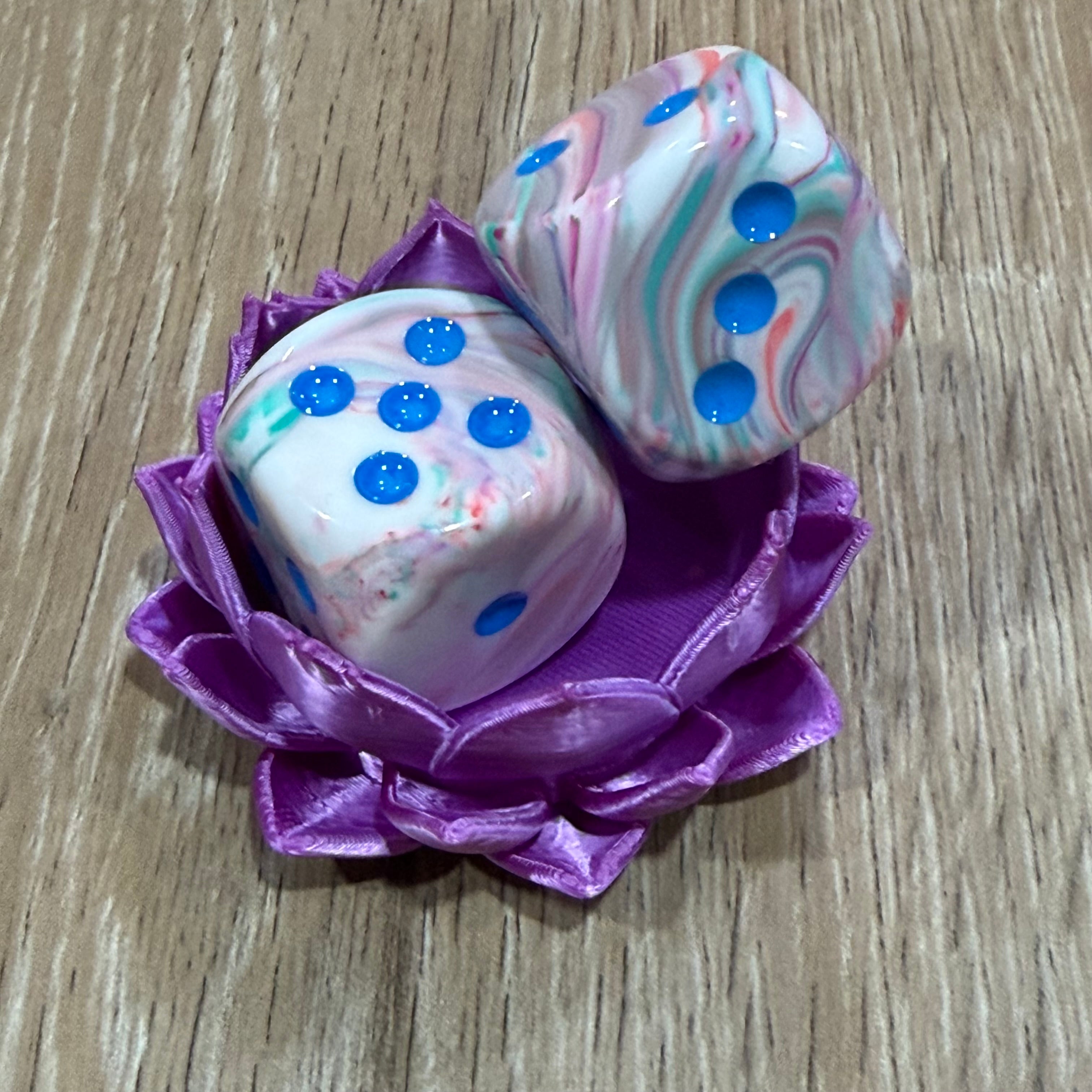 Lotus Flower Dice Dish