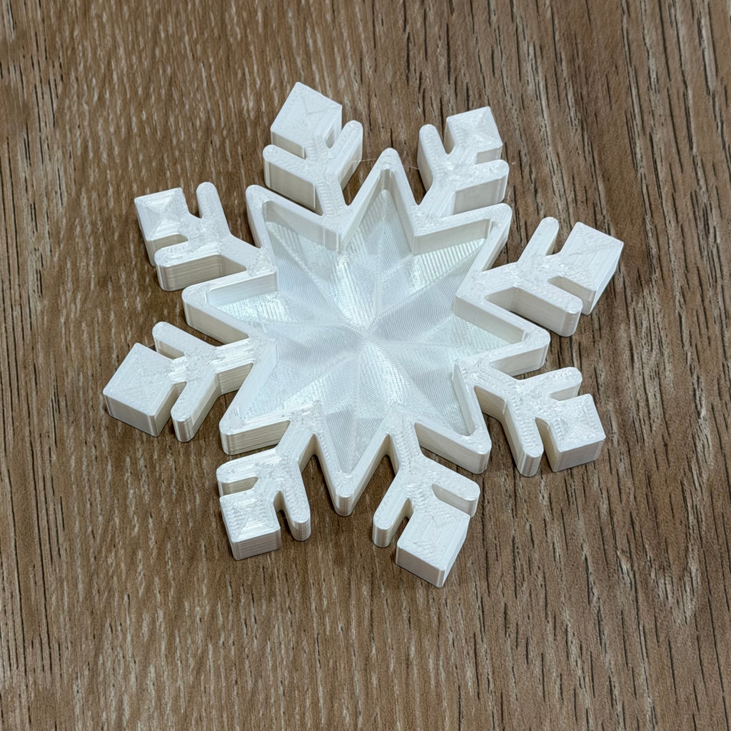 Snowflake Dice Dish