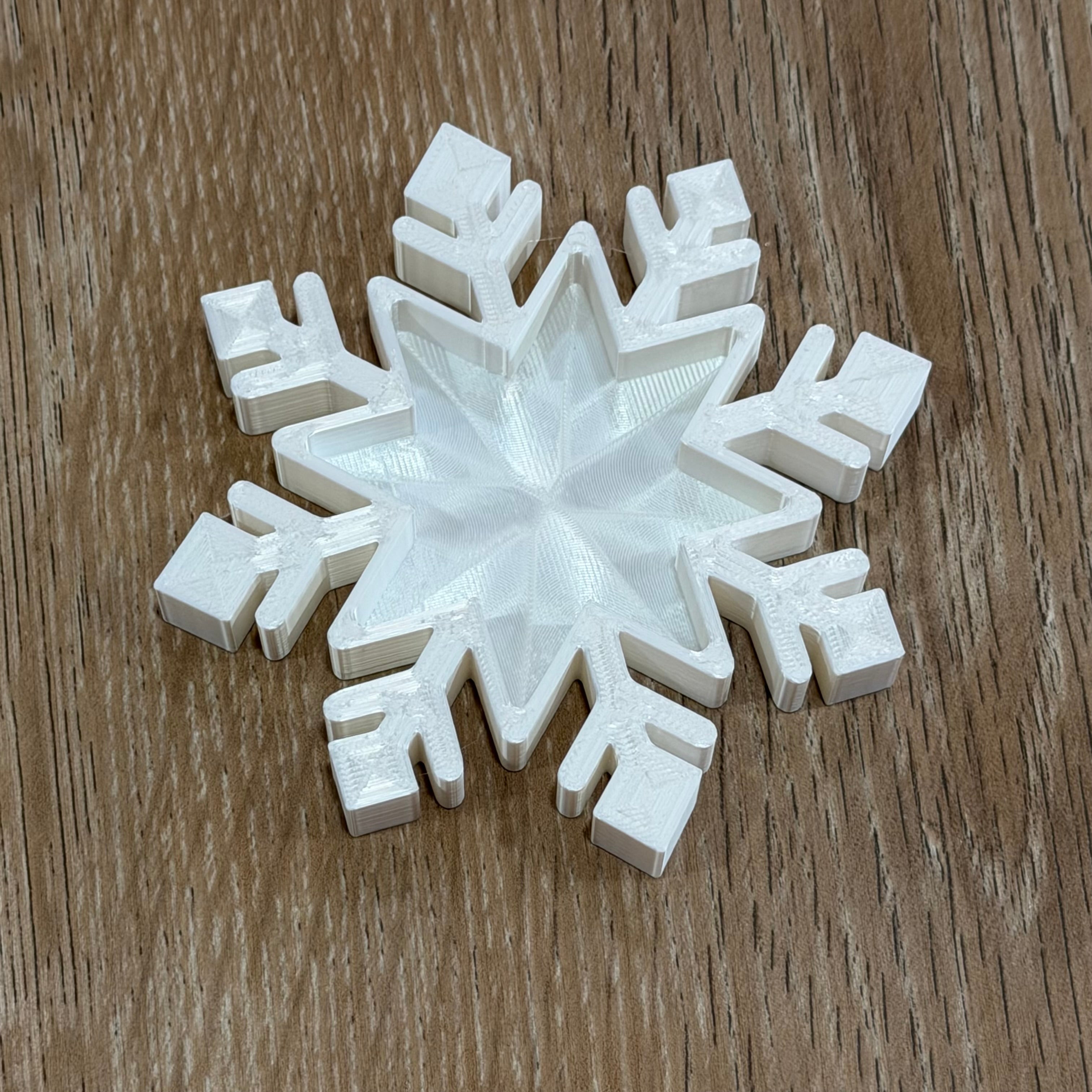 Snowflake Dice Dish
