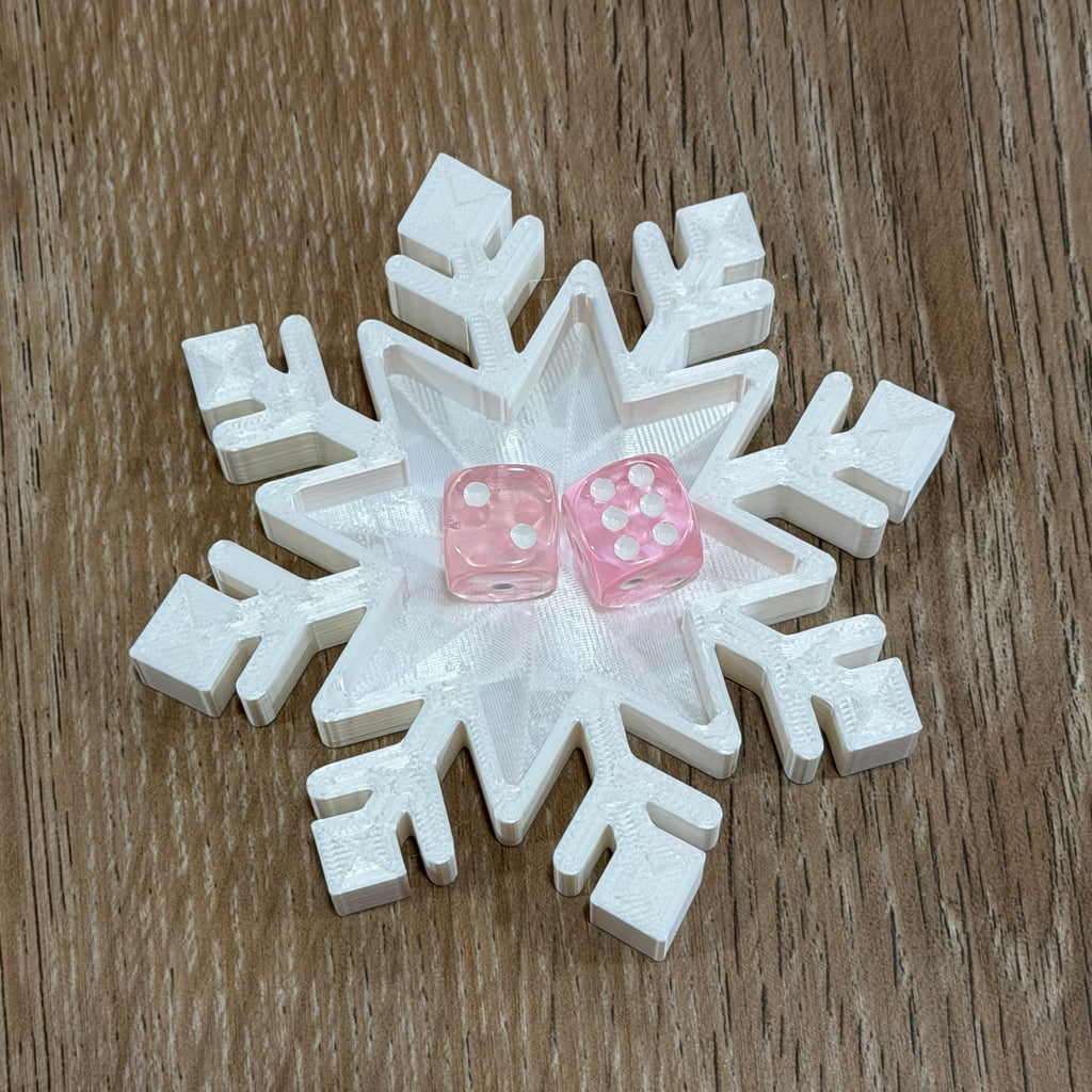 Snowflake Dice Dish