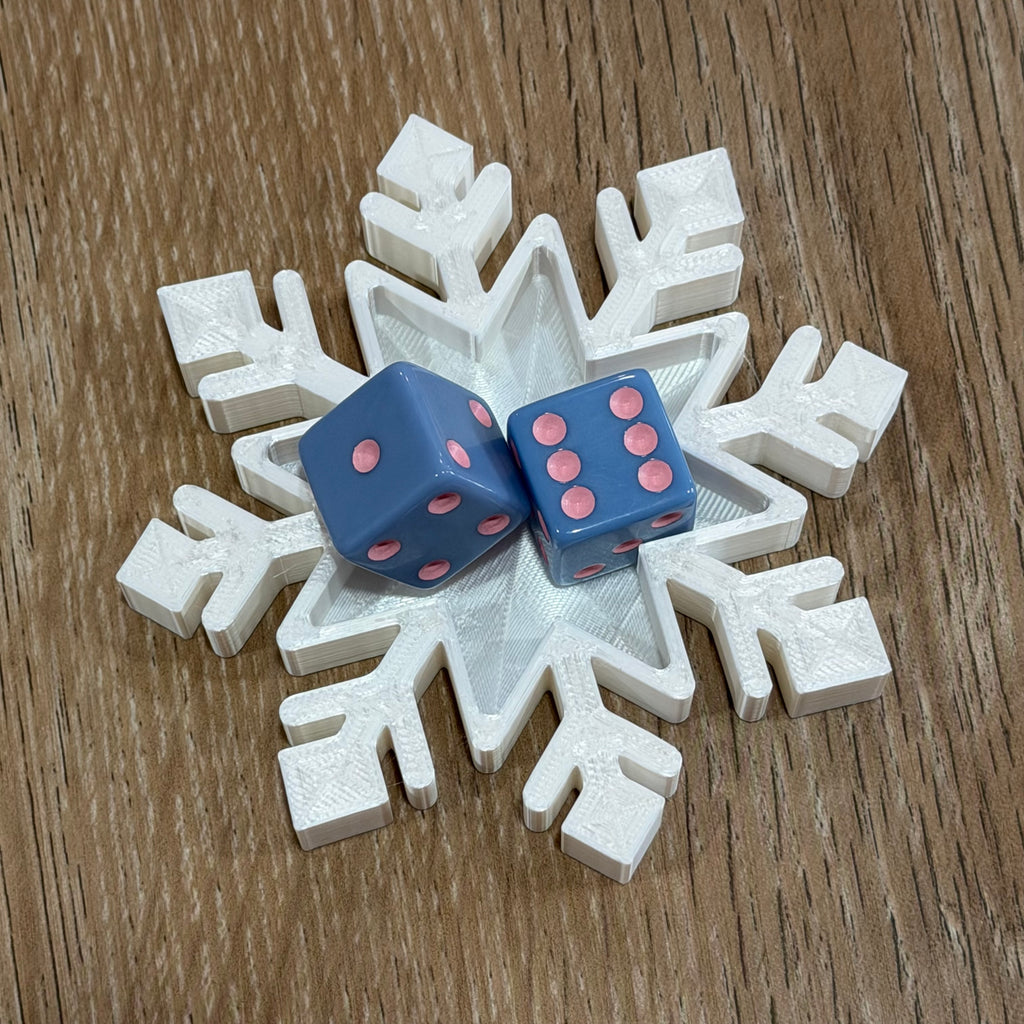 Snowflake Dice Dish