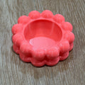Neon Red Bubble Dice Dish