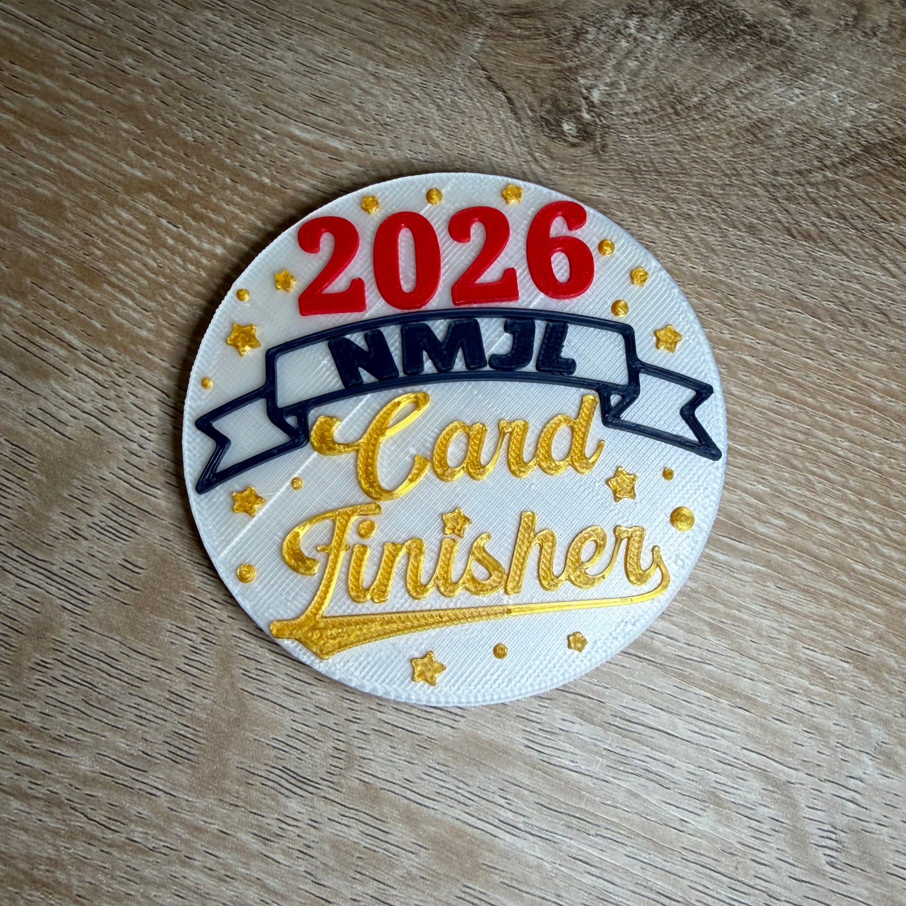 2026 NMJL Card Finisher Pin