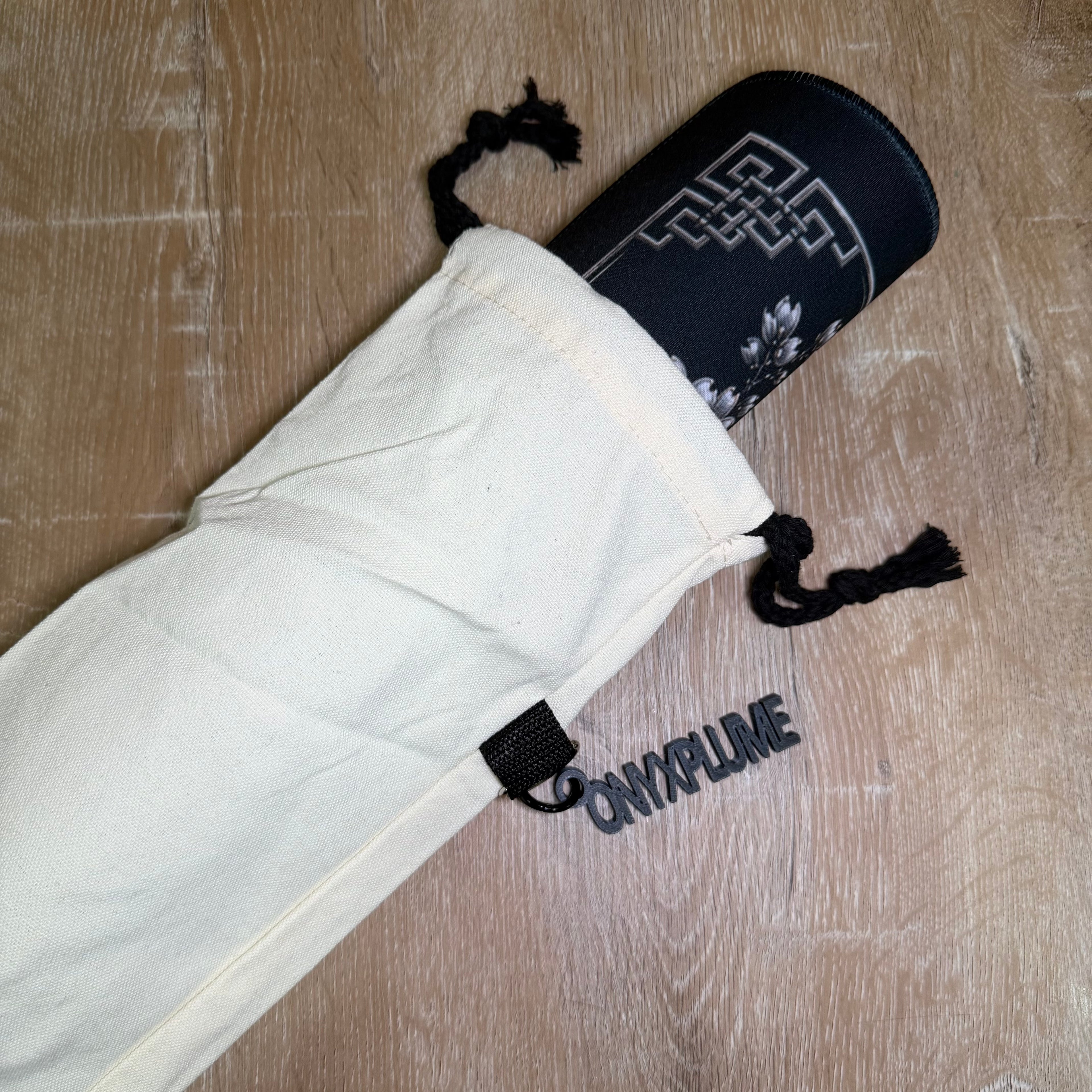The Roll & Tag Canvas Mat Bag
