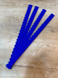 Mahj Mood Blue Scallop Pushers Set of 4