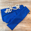 Blue Rope Handle Tote, Rack Bag, and Tile Bag Mahjong Storage Set