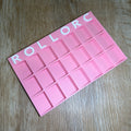 The Shortie Charleston Board in Pink & White