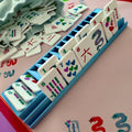 Slim Mahjong Tile Two Tier Rack with Exposure Slots