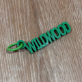 Green Wildwood Tile Bag Tag