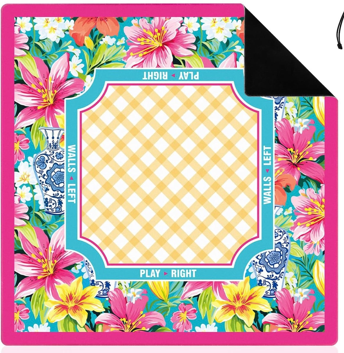 Amazon Bright Floral Mahjong Mat