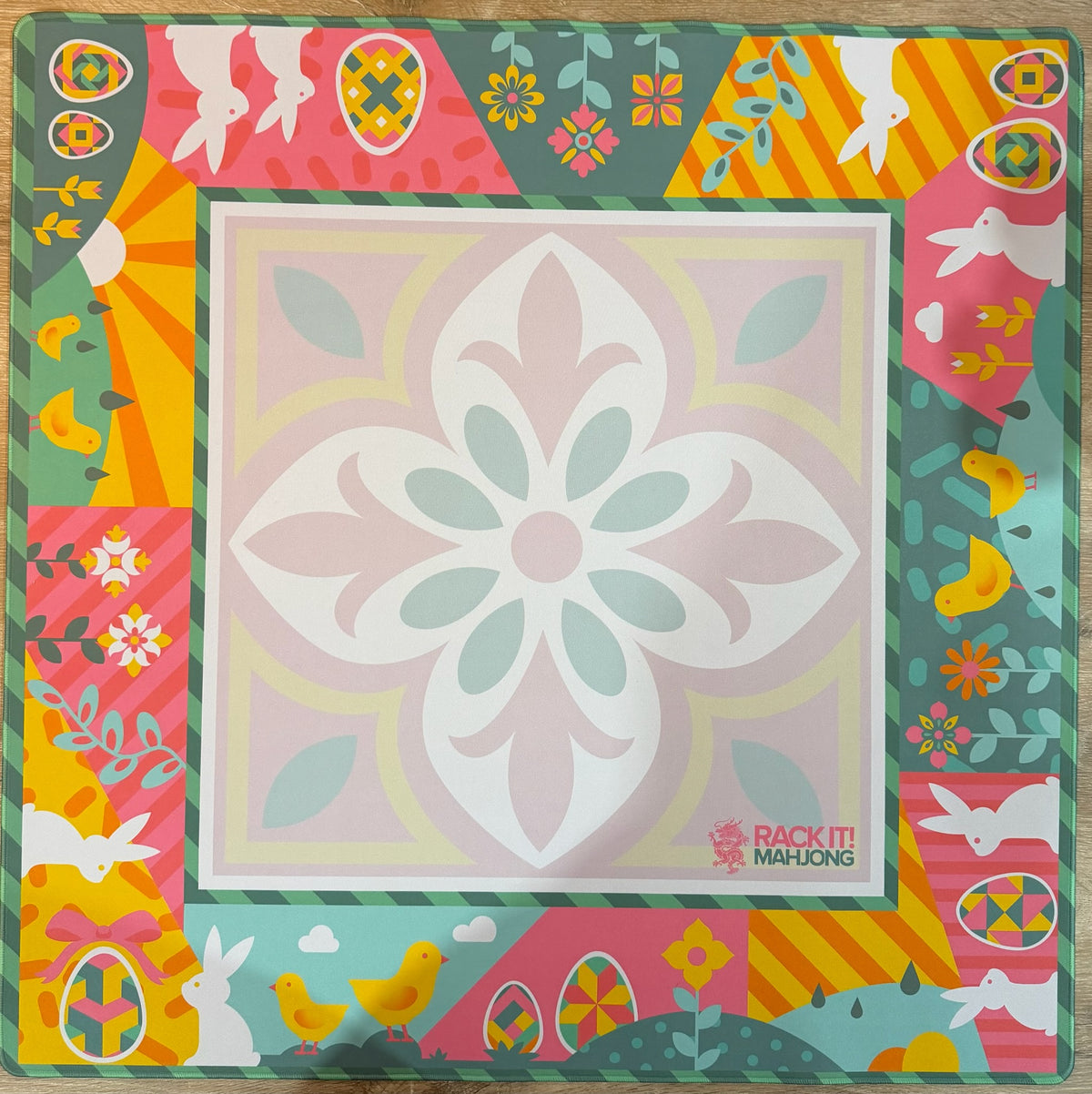 Rack It Mahjong Bunny & Bloom Mat
