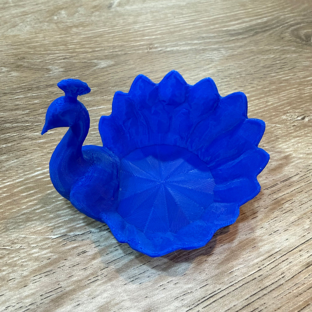 Peacock Dice Dish